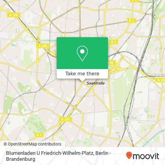 Карта Blumenladen U Friedrich-Wilhelm-Platz