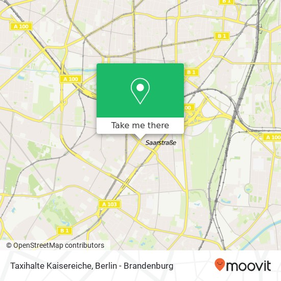 Карта Taxihalte Kaisereiche