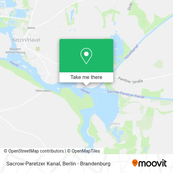 Sacrow-Paretzer Kanal map