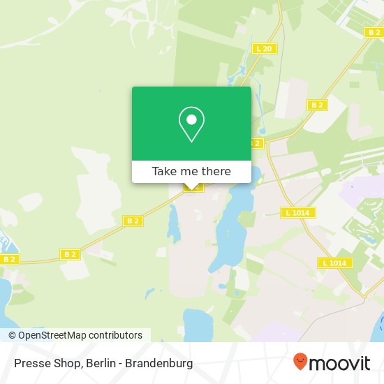 Presse Shop map