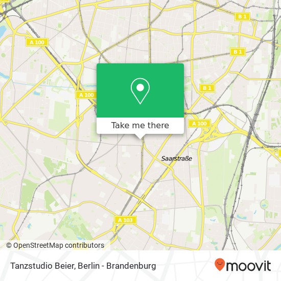 Карта Tanzstudio Beier