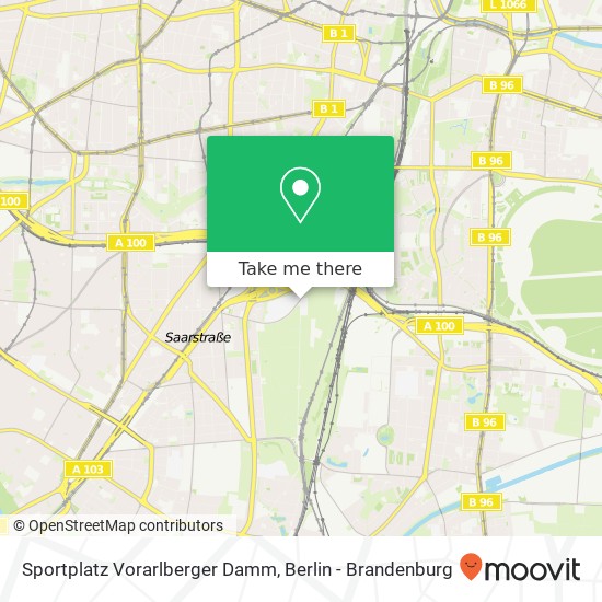 Карта Sportplatz Vorarlberger Damm