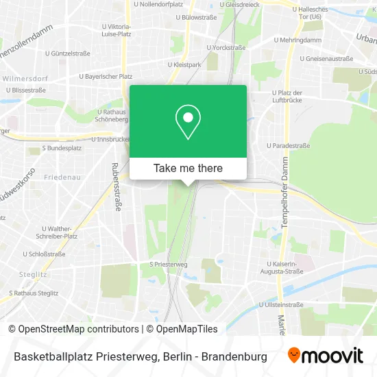 Basketballplatz Priesterweg map