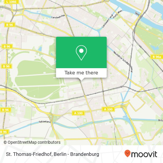 St. Thomas-Friedhof map