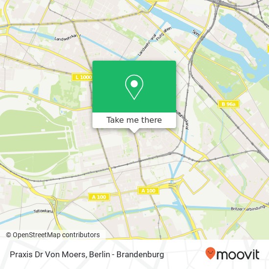 Praxis Dr Von Moers map