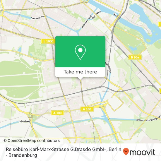 Reisebüro Karl-Marx-Strasse G.Drasdo GmbH map