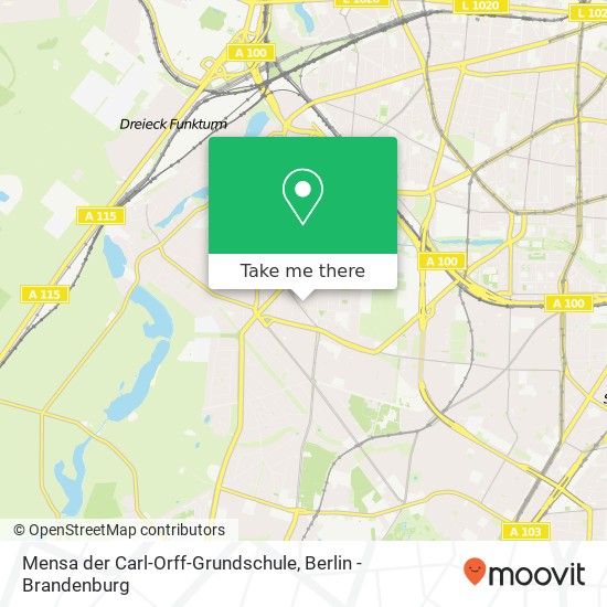 Mensa der Carl-Orff-Grundschule map