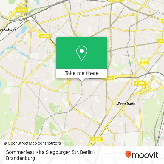 Карта Sommerfest Kita Siegburger Str