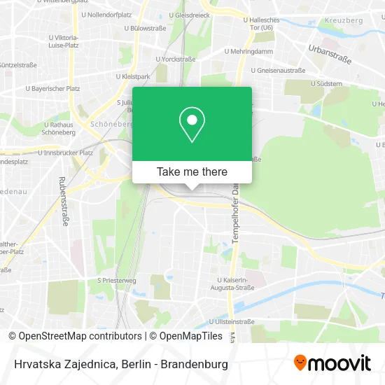 Карта Hrvatska Zajednica