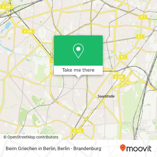 Beim Griechen in Berlin map