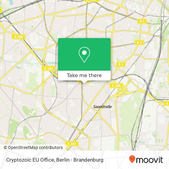 Cryptozoic EU Office map