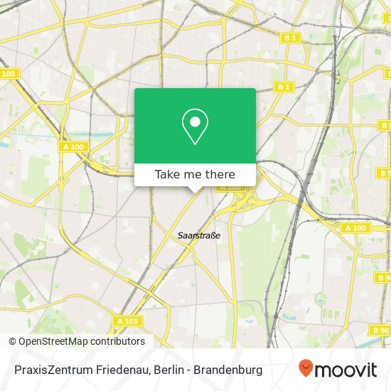 PraxisZentrum Friedenau map