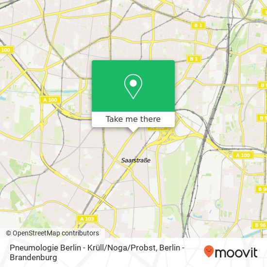 Карта Pneumologie Berlin - Krüll / Noga / Probst