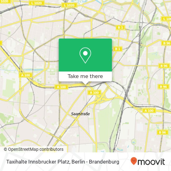 Taxihalte Innsbrucker Platz map