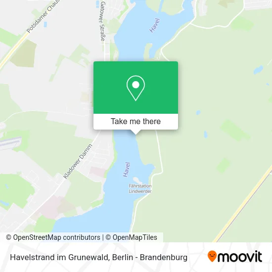 Карта Havelstrand im Grunewald