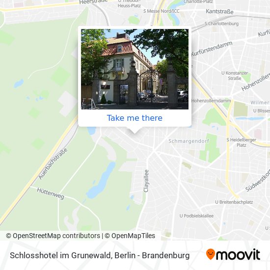 Schlosshotel im Grunewald map