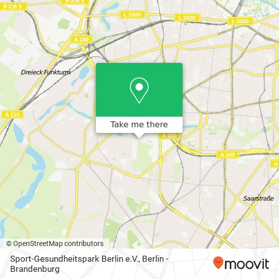 Sport-Gesundheitspark Berlin e.V. map