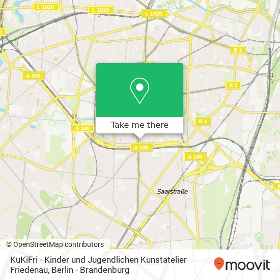 KuKiFri - Kinder und Jugendlichen Kunstatelier Friedenau map