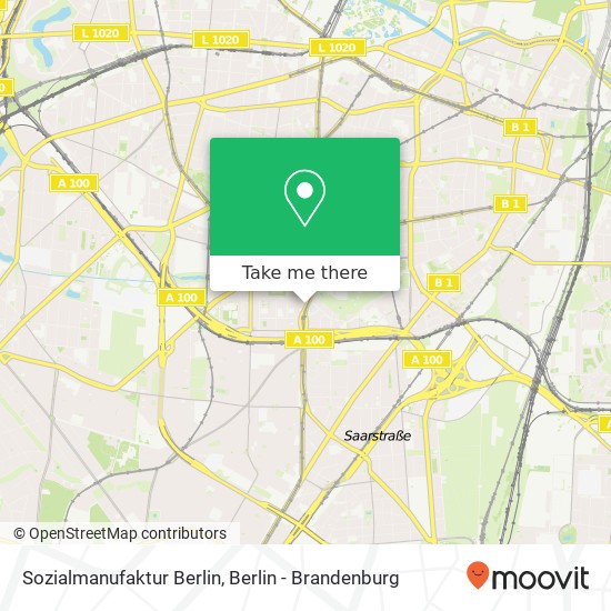 Sozialmanufaktur Berlin map