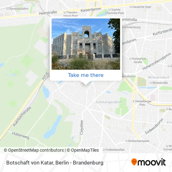 Botschaft von Katar map