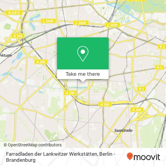 Farradladen der Lankwitzer Werkstätten map