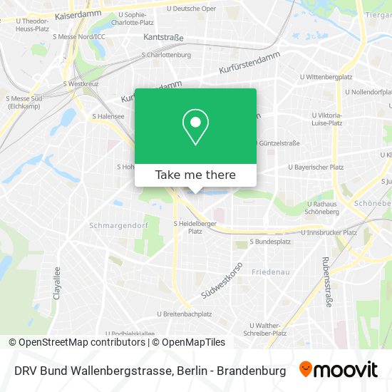 DRV Bund Wallenbergstrasse map