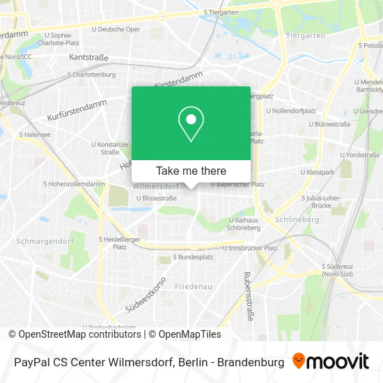 PayPal CS Center Wilmersdorf map
