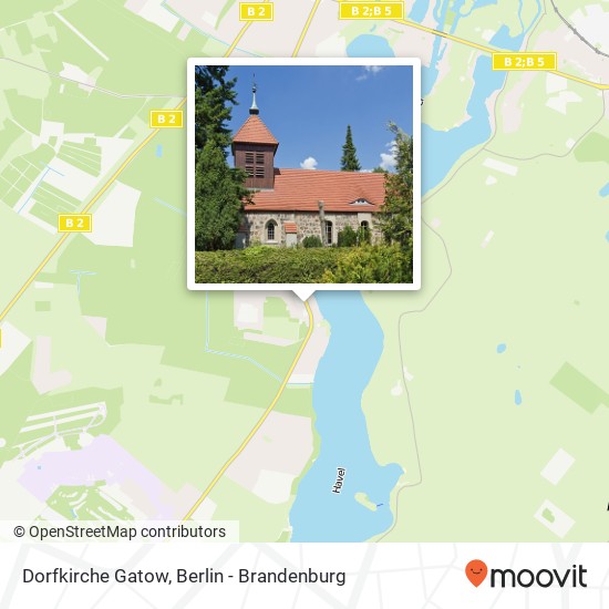 Карта Dorfkirche Gatow