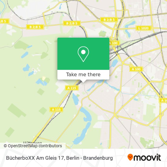 BücherboXX Am Gleis 17 map