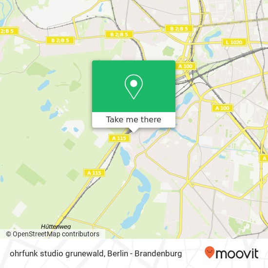 ohrfunk studio grunewald map