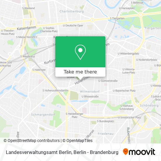 Карта Landesverwaltungsamt Berlin