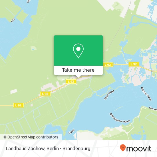 Landhaus Zachow map