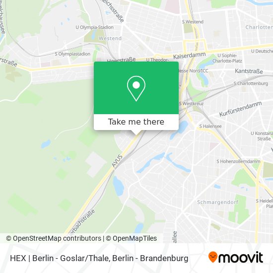 HEX | Berlin - Goslar/Thale map