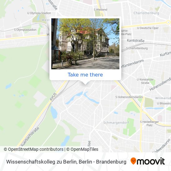 Wissenschaftskolleg zu Berlin map