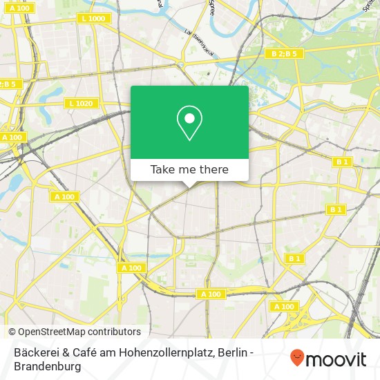 Bäckerei & Café am Hohenzollernplatz map