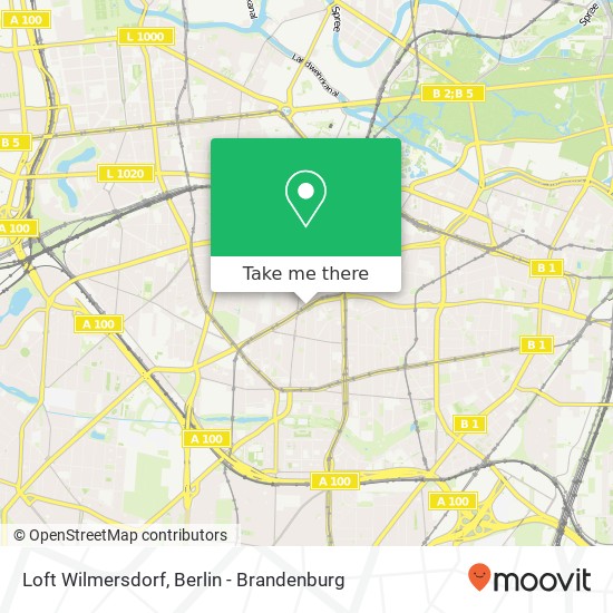 Loft Wilmersdorf map