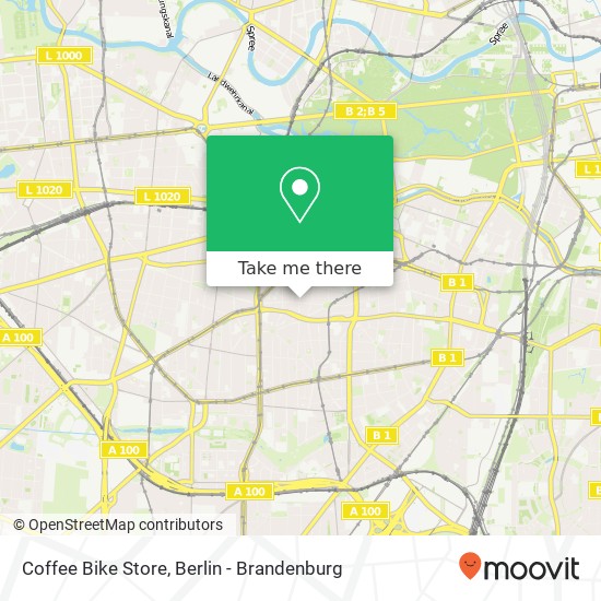 Coffee Bike Store map