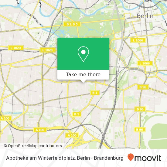 Apotheke am Winterfeldtplatz map