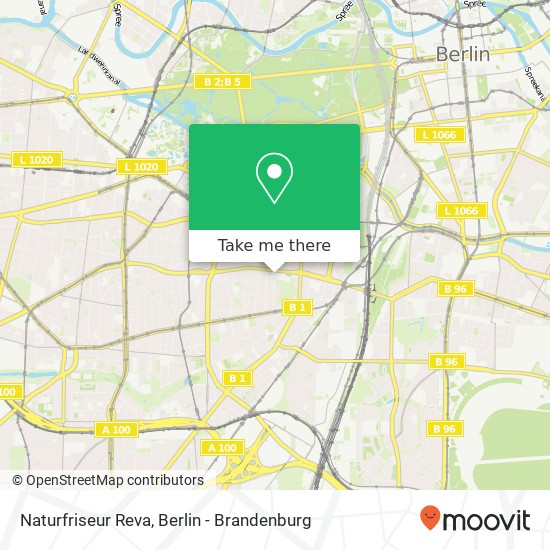 Naturfriseur Reva map