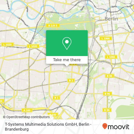 T-Systems Multimedia Solutions GmbH map