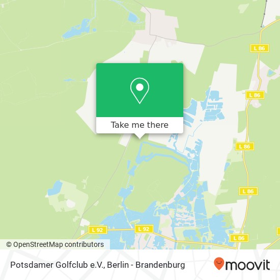 Potsdamer Golfclub e.V. map