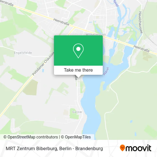 MRT Zentrum Biberburg map