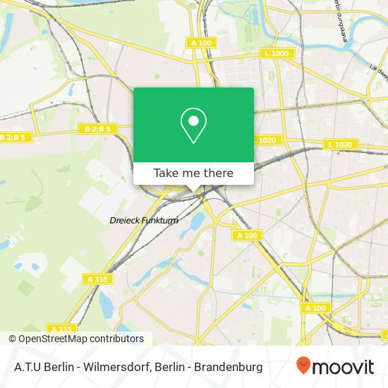 A.T.U Berlin - Wilmersdorf map