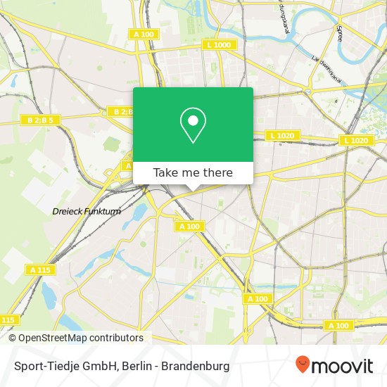 Sport-Tiedje GmbH map