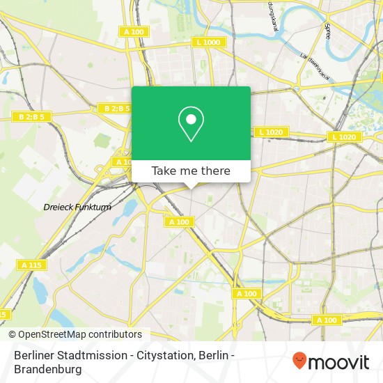 Berliner Stadtmission - Citystation map