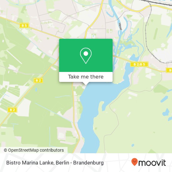 Bistro Marina Lanke map