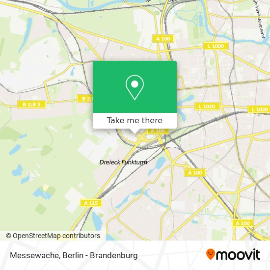 Messewache map