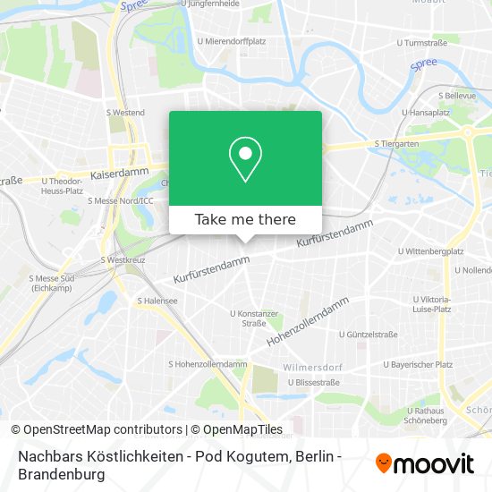 Карта Nachbars Köstlichkeiten - Pod Kogutem