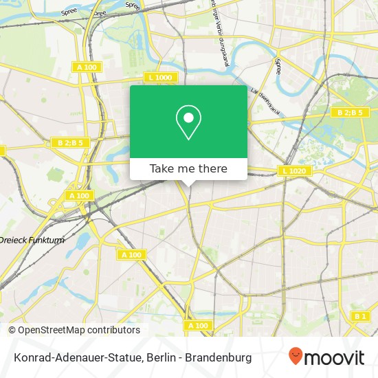 Карта Konrad-Adenauer-Statue