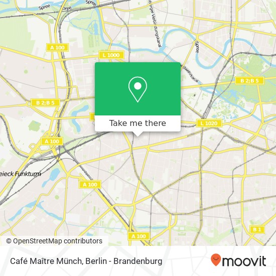 Café Maître Münch map